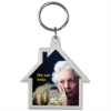 House Shape Crystal Keytags