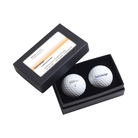 Picture of Titleist® 2-Ball Business Card Box - Pro V1®