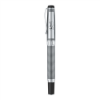 Gamma Satin Chrome Ballpoint Pens Silver/Black