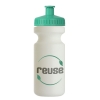 The Eco-Cyclist - 22 oz. Sports Bottle w/ Lime Lid 