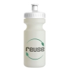 The Eco-Cyclist - 22 oz. Sports Bottle w/ White Lid 