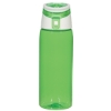 24 Oz. Tritan Flip-Top Sports Bottle- Translucent Green w/ White Accents