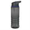 24 Oz. Tritan Gripper Bottle With Straw w/ Blue