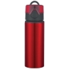 25 Oz. Aluminum Sports Bottle With Flip Top Lid - Metallic Red