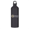 25 Oz. Tundra Aluminum Bike Bottle-Metallic Black