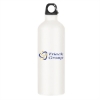 25 Oz. Tundra Aluminum Bike Bottle-Metallic White