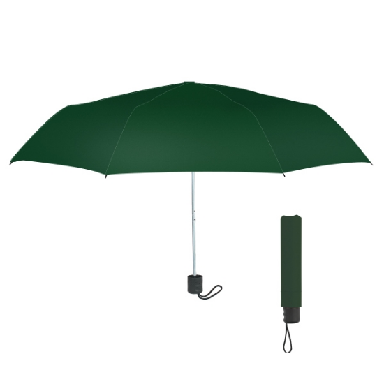 42" Arc Budget Telescopic Umbrella Forest Green