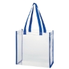 Clear Tote Bag-Royal Blue