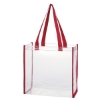 Clear Tote Bag-Red