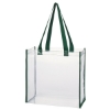 Clear Tote Bag-Forest Green