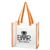 Clear Tote Bag-Orange