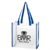 Clear Tote Bag-Royal Blue