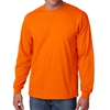 Gildan Adult Ultra Cotton Long-Sleeve T-Shirt Safety Orange