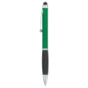 Provence Pen With Stylus Green/Black Grip/Silver Trim