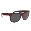 Rubberized Sunglasses Maroon