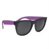 Rubberized Sunglasses Purple w/ Black