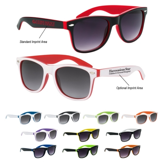 Two-Tone Malibu Sunglasses