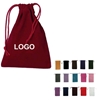 Big Drawstring Velvet Pouch