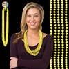 Yellow Mardi Gras Beads