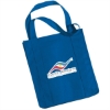 Non-Woven Tote Bag w/ Reinforced Handles - Full Color-Blue