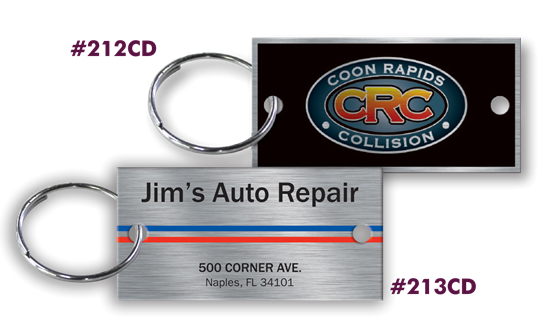 Custom Automotive Repair Key Tag Giveaways