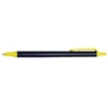 Orlando Pens Navy Blue Barrel with Yellow Trim