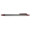 Orlando Pens Silver Barrel with Burgundy Trim