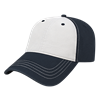 White/Navy Relaxed Golf Cap
