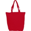 Cotton Canvas Tote-Red