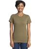 Next Level Apparel Ladies T-Shirt Military Green