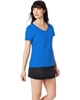 Hanes Ladies' Perfect-T V-Neck T-Shirt Bluebell Breeze