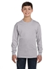 Gildan Youth Heavy Cotton™ Long-Sleeve T-Shirts Sport Grey