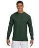 A4 Men's Cooling Performance Long Sleeve T-Shirts Forest Green