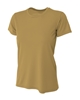 Custom A4 Ladies' Cooling Performance T-Shirts Vegas Gold