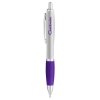 Curvaceous Matte Silver Ballpoint Purple