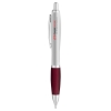 Curvaceous Matte Silver Ballpoint Merlot