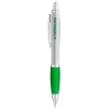 Curvaceous Matte Silver Ballpoint Lime