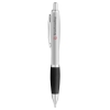 Curvaceous Matte Silver Ballpoint Black