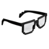 Pixel Sunglasses Black