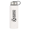 40 Oz. Stainless Steel Invigorate Bottle-White