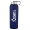 40 Oz. Stainless Steel Invigorate Bottle-Navy Blue