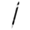 Rexton Incline Stylus Pens Metallic Black/Silver Accents