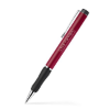 Twist Action Aluminum Ballpoint Pen w/Chrome Accent Matte Burgundy