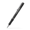 Twist Action Aluminum Ballpoint Pen w/Chrome Accent Matte Black