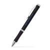 Twist Action Aluminum Ballpoint Pen w/Grip Matte Black