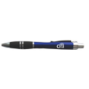 Soft Grip Click Pen Blue/Silver Accents