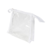 PVC Toiletry Bag Clear/White Trim