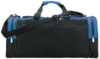 Color Accent Club Duffel Black/Royal Blue