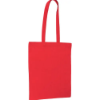 Colored Promotional Cotton Tote Bag Red