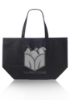 Full Color Sublimation Reusable Tote Bags Black